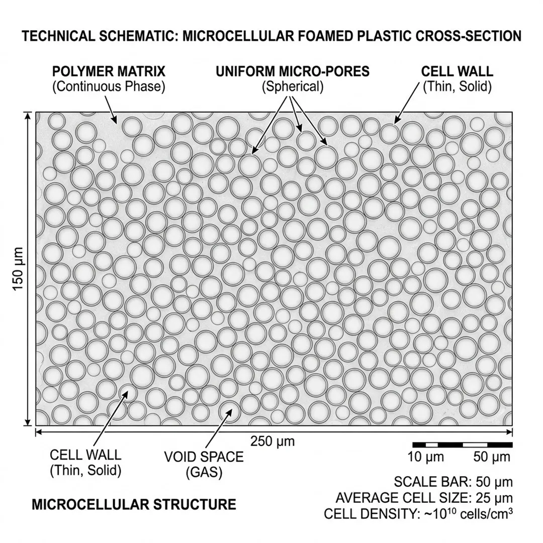 microcellular_foam_structure_LFT PP microcellular_foam_structure_LFT PP