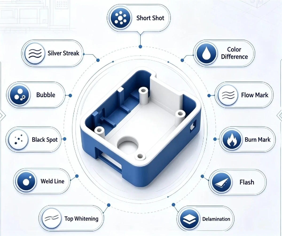 Common Defects in Two-Shot Injection Molding Common Defects in Two-Shot Injection Molding