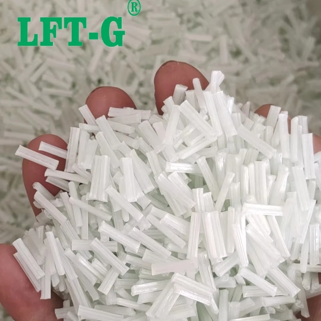  LFT-G LGF-PP 12mm long glass fiber pellets showing uniform length