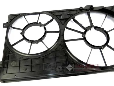 Automotive Fan Frame Black PP GF30